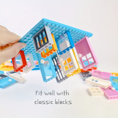 Building Blocks 25pcs Windows Doors DIY Toys City Friends Blocks Parts House