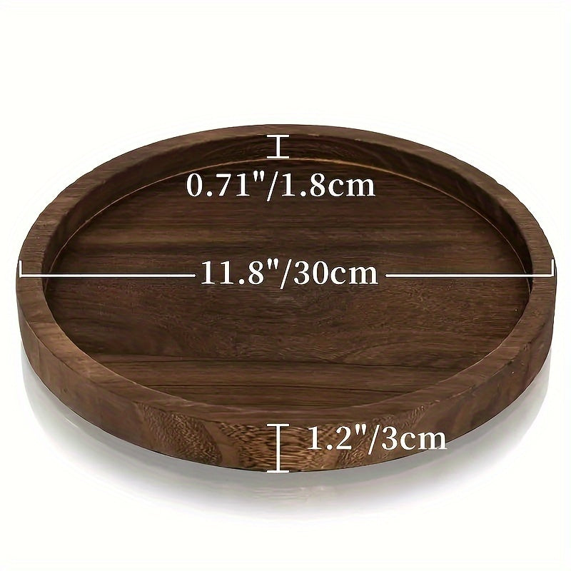 Wooden Storage Tray Farmhouse Style Christmas Decorative Tray