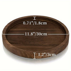 Wooden Storage Tray Farmhouse Style Christmas Decorative Tray