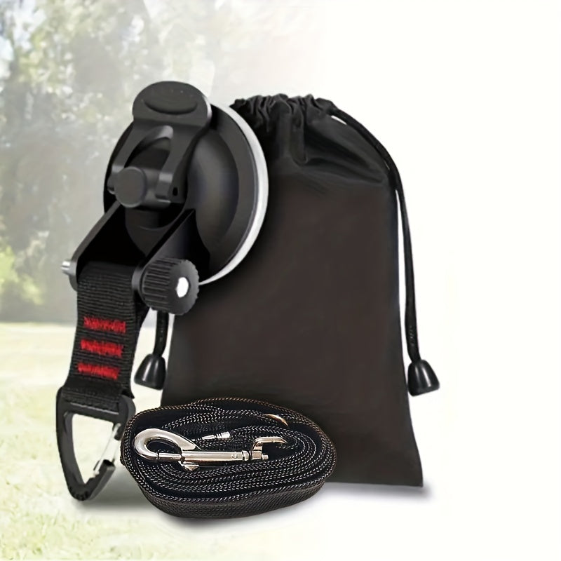 Pet Grooming Suction Cup Hook & Restraint Rope Set