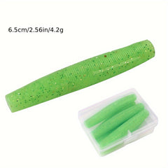 6pcs Bionic Soft Bait Floating Stick Insect For Perch Fishing