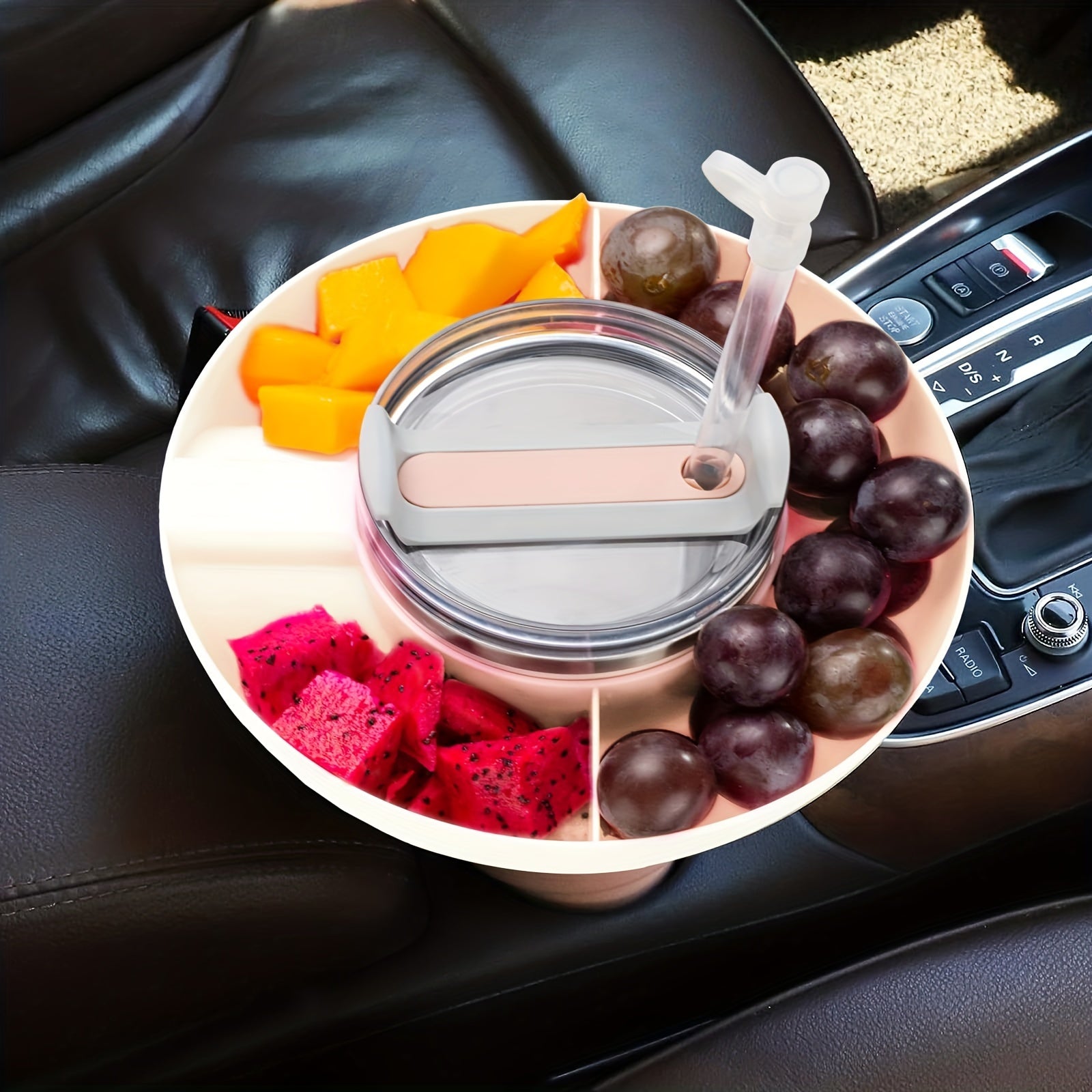 Reusable Snack Bowl For 40Oz Tumbler, Outdoor Camping Cinema Accessories