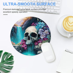 Leafy Skull Gaming Mouse Pad Waterproof and Comfortable