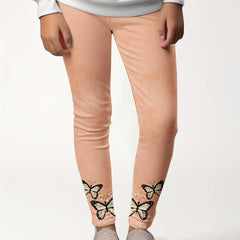 Butterfly Graphic Leggings for Girls