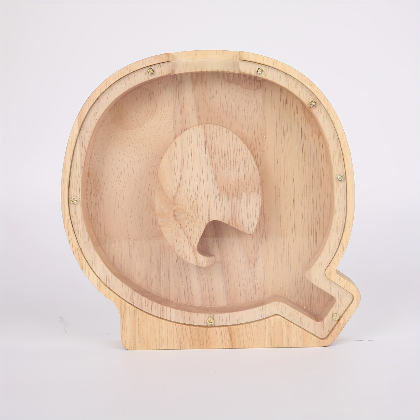 Wooden 26 Letter English Savings Tank Decoration 17.78 cm