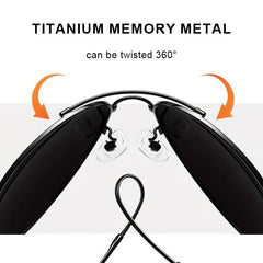 CLLOIO Titanium Polarized Sunglasses Photochromic Sun Glasses
