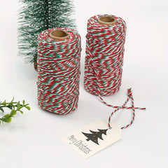 1pc Christmas Cotton Twine String Rope Cord For Gift Wrapping