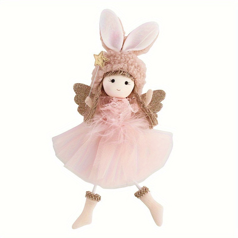 Christmas Wind Angel Girl Doll Tree Pendant