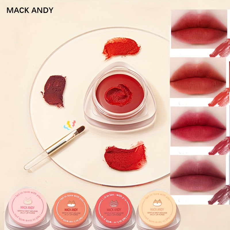 2-in-1 Lipstick & Blush Cream Jelly Lip Clay Matte Finish