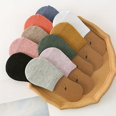 10 Pairs Women Toe Topper Socks Toe Liner Sock Half Socks No Show Low Cut Socks
