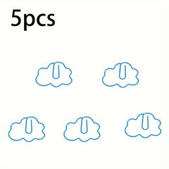 5pcs Cloud Paper Clip Bookmark Office Desk Accessories School Patchwork Clip