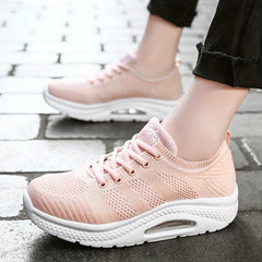 Women's Air Cushion Platform Sneakers Comfortable Running Shoes