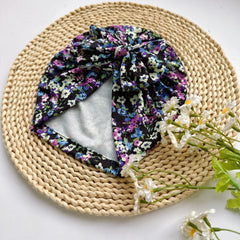 Baby Spring Summer Thin Headband Soft And Comfortable Bow Print Hat