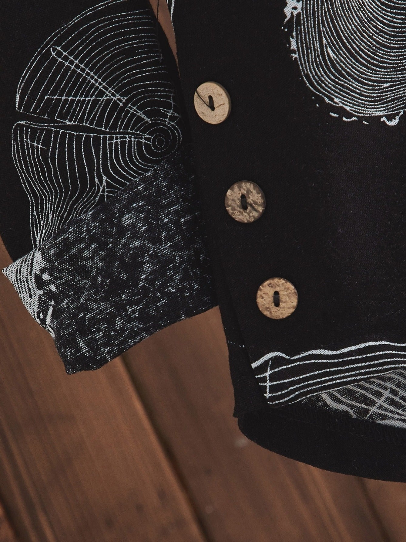 Casual Vintage Long Sleeve Hoodies