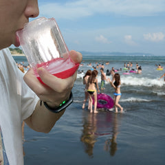 Small Beer Ice Cup Model Silicone Water Cup Mold With Lid