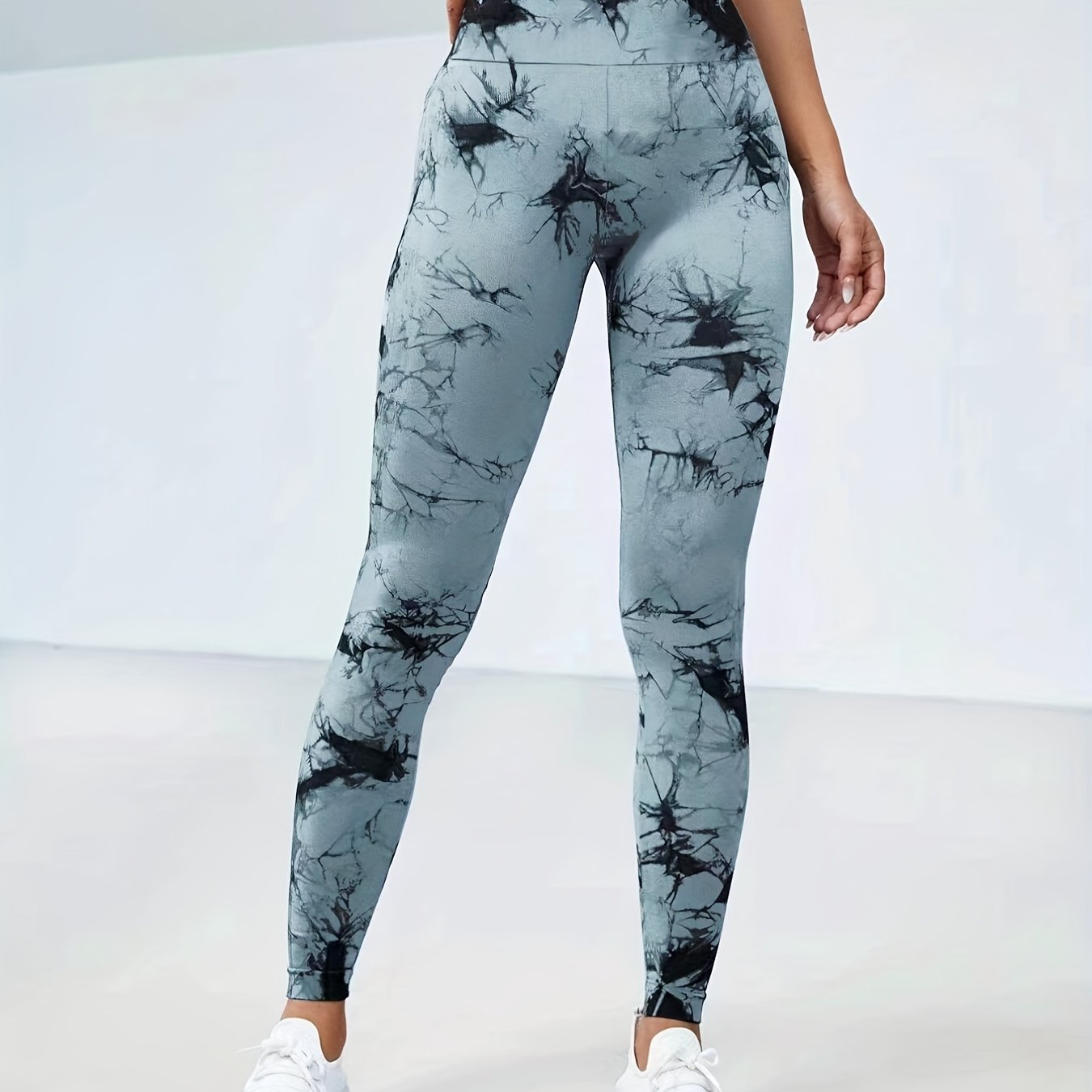 Tie Dye Skinny Leggings Women's Stretchy Casual Leggings