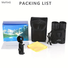 Portable 100x22 Binoculars for Bird Watching Camping Concert
