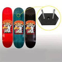 Skateboard Wall Mount - Floating Storage & Display