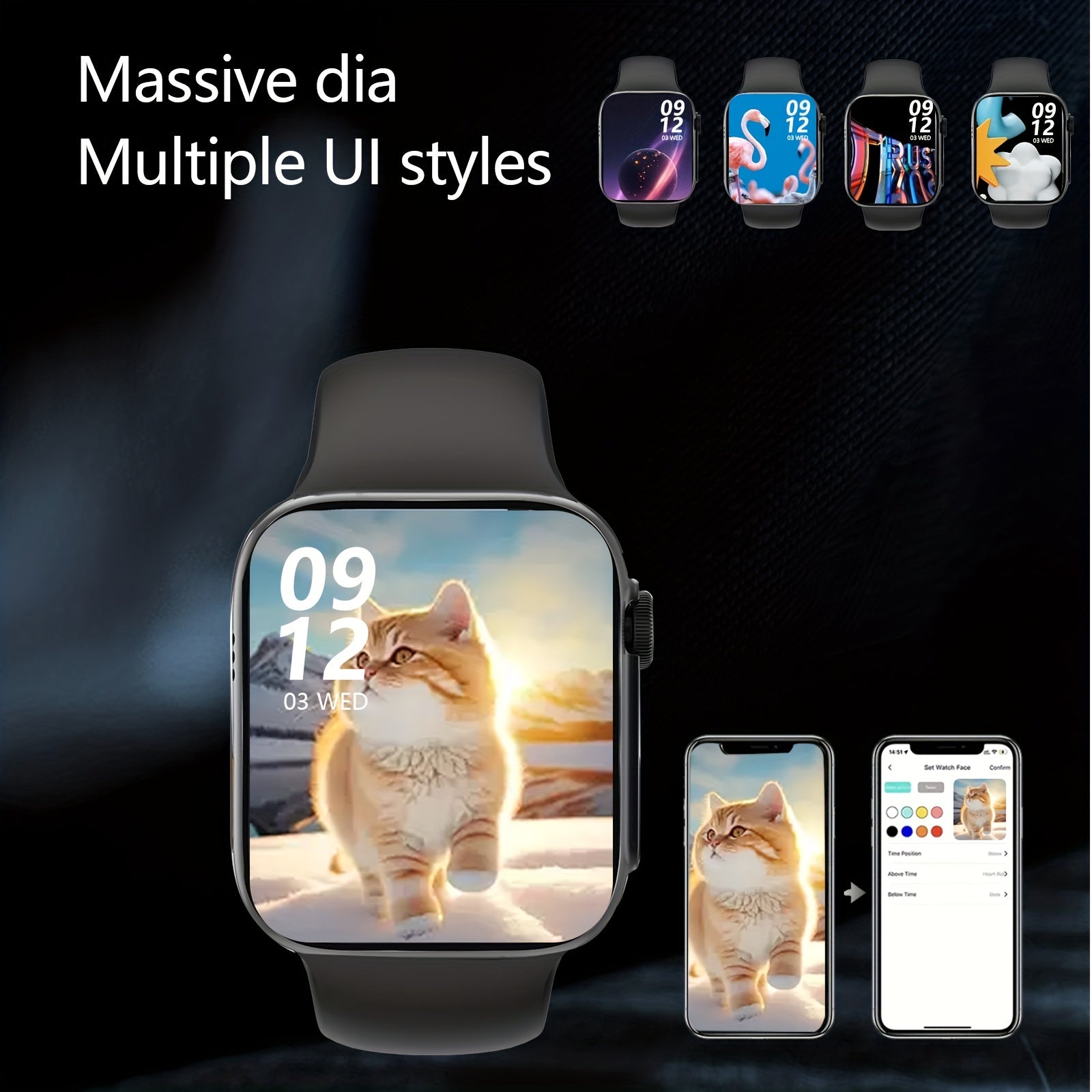 Sports Smart Watch Music Playback Phone Information Reminder