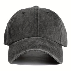 Vintage Washed Denim Baseball Cap Pink Sun Protection Hat