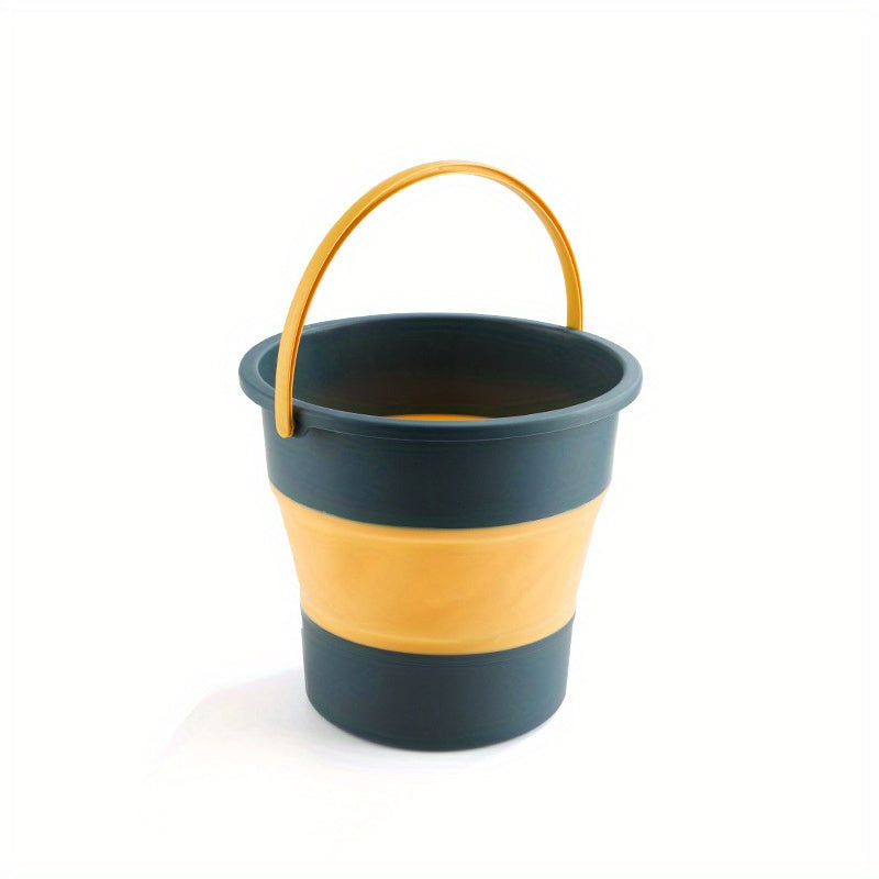 Portable Folding Bucket for Car Wash Fishing Laundry Convenient Space Saving