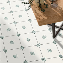 12pcs Nordic Minimalist Floor Stickers Waterproof Home Decoration
