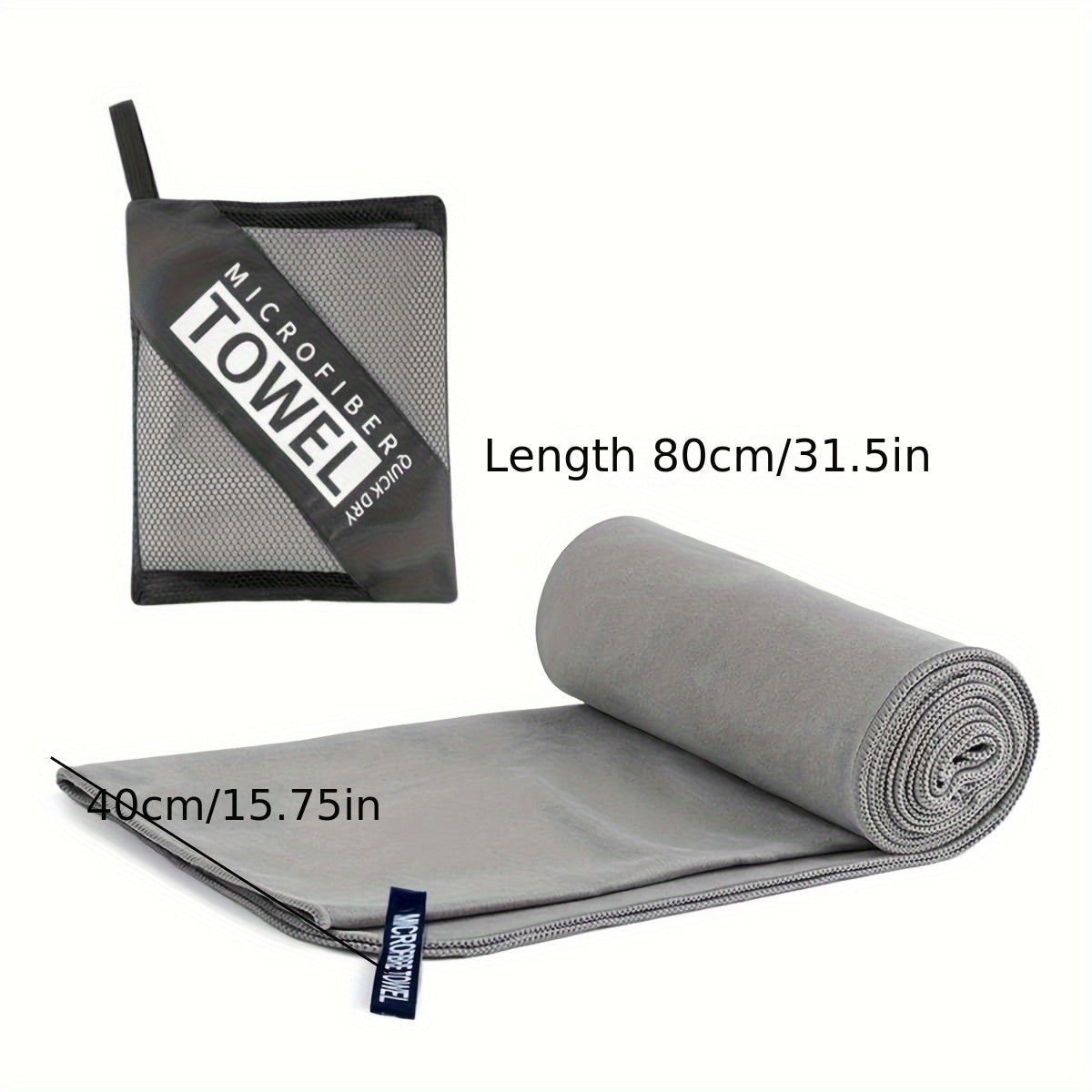 Double-sided Fleece Sports Towel Quick Drying Absorbent Yoga Fitness Towel