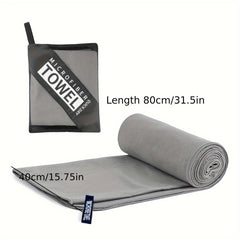 Double-sided Fleece Sports Towel Quick Drying Absorbent Yoga Fitness Towel