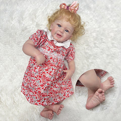 55 Doll With Clip Reborn Dolls Painted Lifelike Reborn Dolls With Rooted Hair