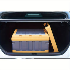 40L Outdoor Storage Box Fishing Container Double Layer Cover with Grids