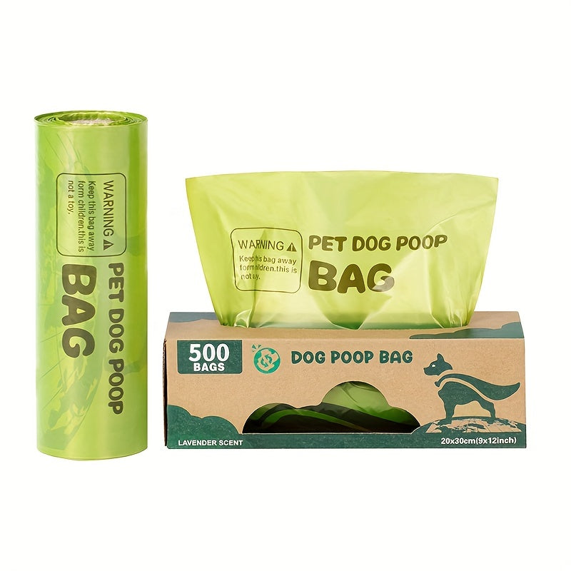 200-500 Dog Poop Bags Durable Leak-Proof Scented Pet Waste Bags