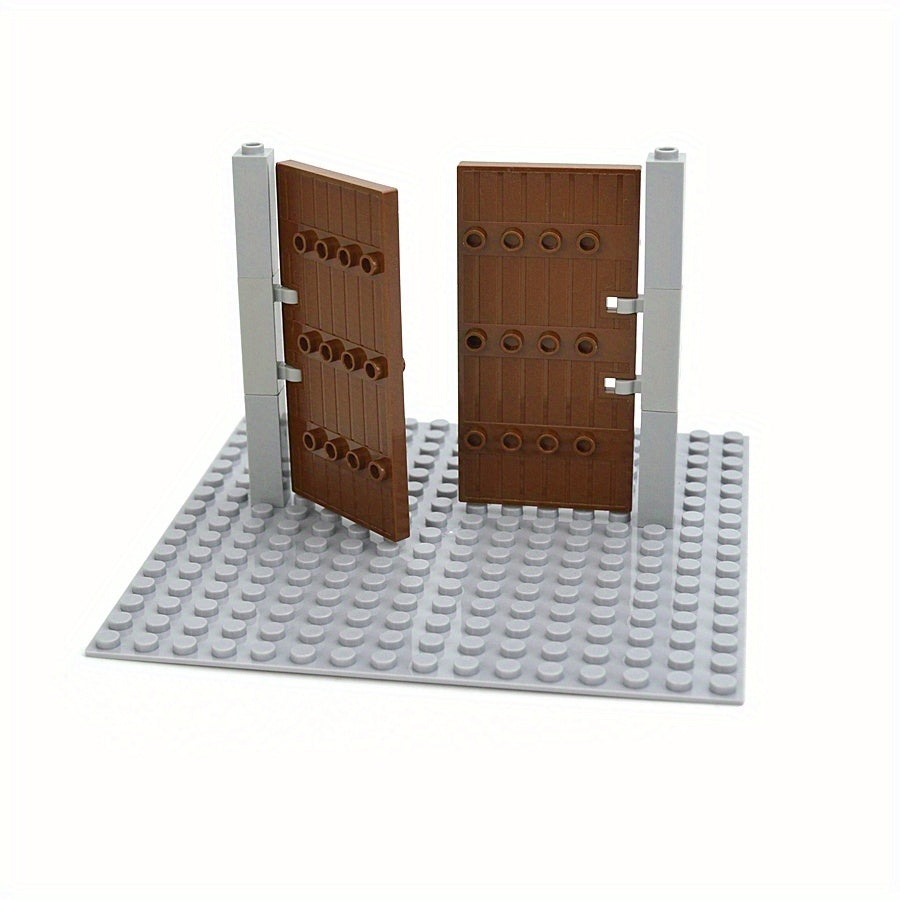 MOC Bricks 2400 87601 1x5x10 Door Building Blocks Gate DIY