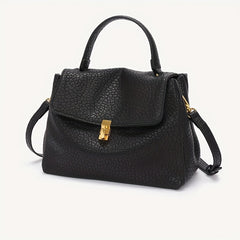 Minimalist Square Bag Crossbody Faux Leather Handbag