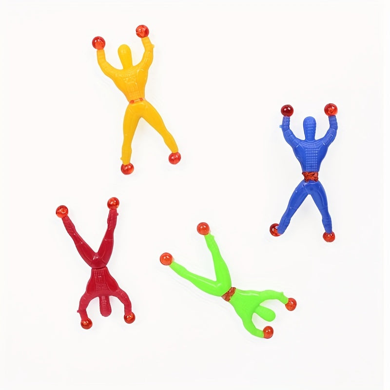 8pcs Wall Climbing Spiderman Toys Sticky Creative Holiday Party Supplies