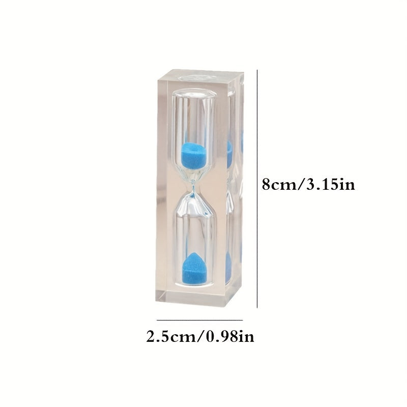 Transparent Glass 3 Minutes Sand Timer Hourglass Sandglass Tooth Brushing Timer
