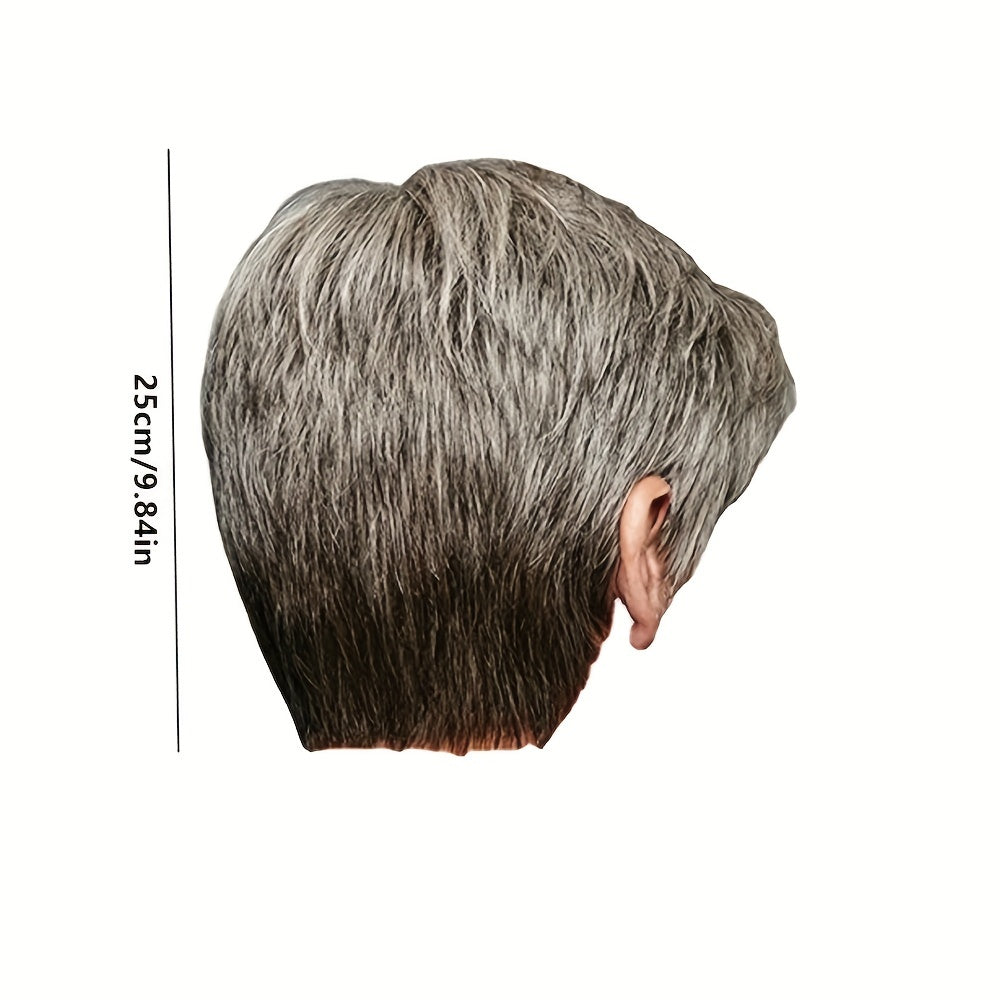 Men's Dress Up Short Wig Comfortable Daily Hair Extension