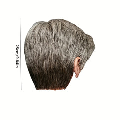 Men's Dress Up Short Wig Comfortable Daily Hair Extension