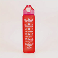 Large Capacity Translucent Frosted Water Bottle for Camping Sports Gym