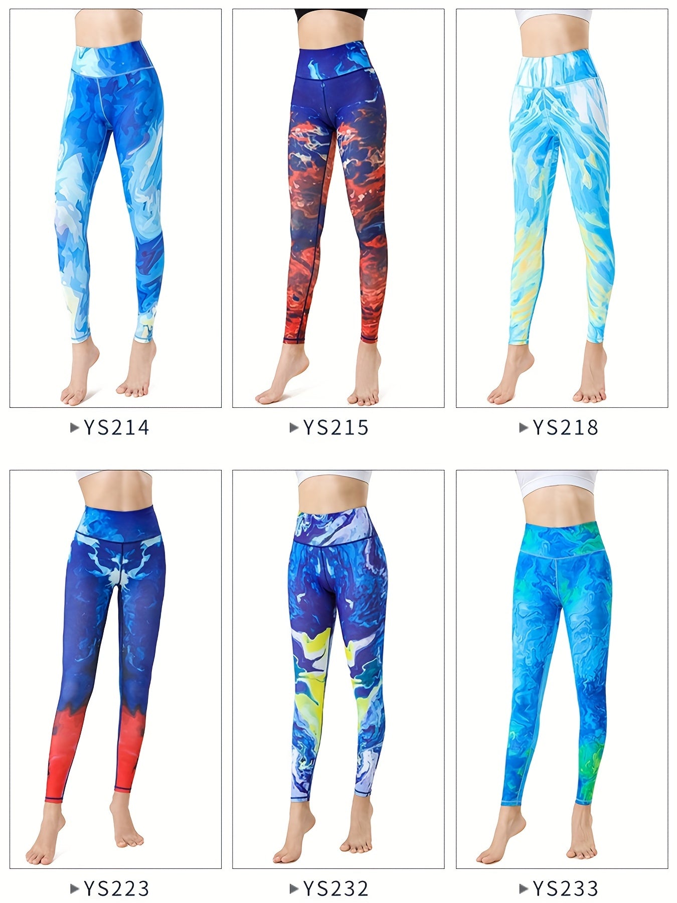 High Waist Yoga Pants Slim Fit Quick Drying Butt Lifting Yoga Leggings