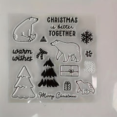 Christmas Metal Cutting Dies And Stamps For Scrapbooking Craft Supplies