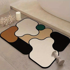 Fashionable Bath Rug Absorbent Non-slip Bathroom Mat