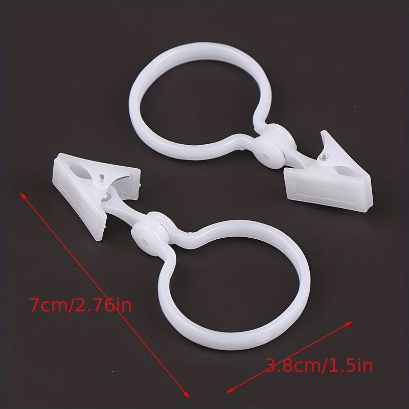 10Pcs Plastic Curtain Buckle Clip Home Supplies