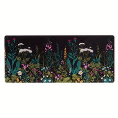 Large Gaming Mouse Pad with Rubber Base & Sewn Edge