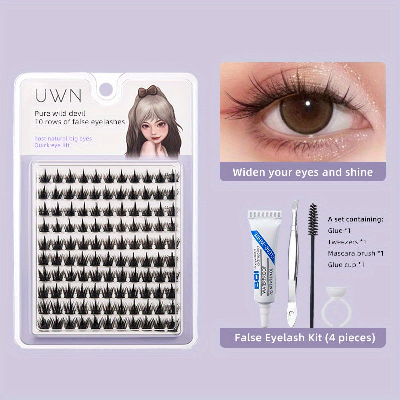 Natural Devil False Eyelashes 10 Rows Sunflower Grafting Eyelashes