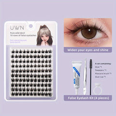 Natural Devil False Eyelashes 10 Rows Sunflower Grafting Eyelashes