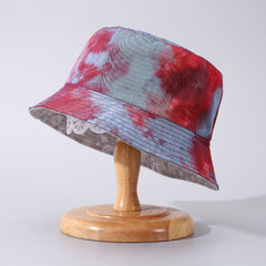 Men's Thin Graffiti Bucket Hat Lightweight Small Brim Sun Protection