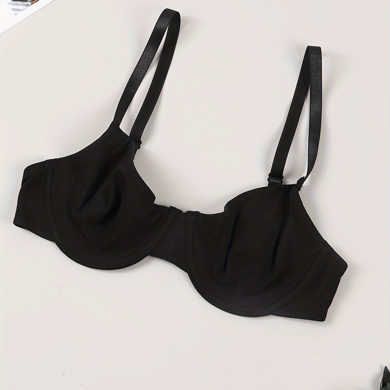 Comfy Solid Push Up Bra Women's Lingerie