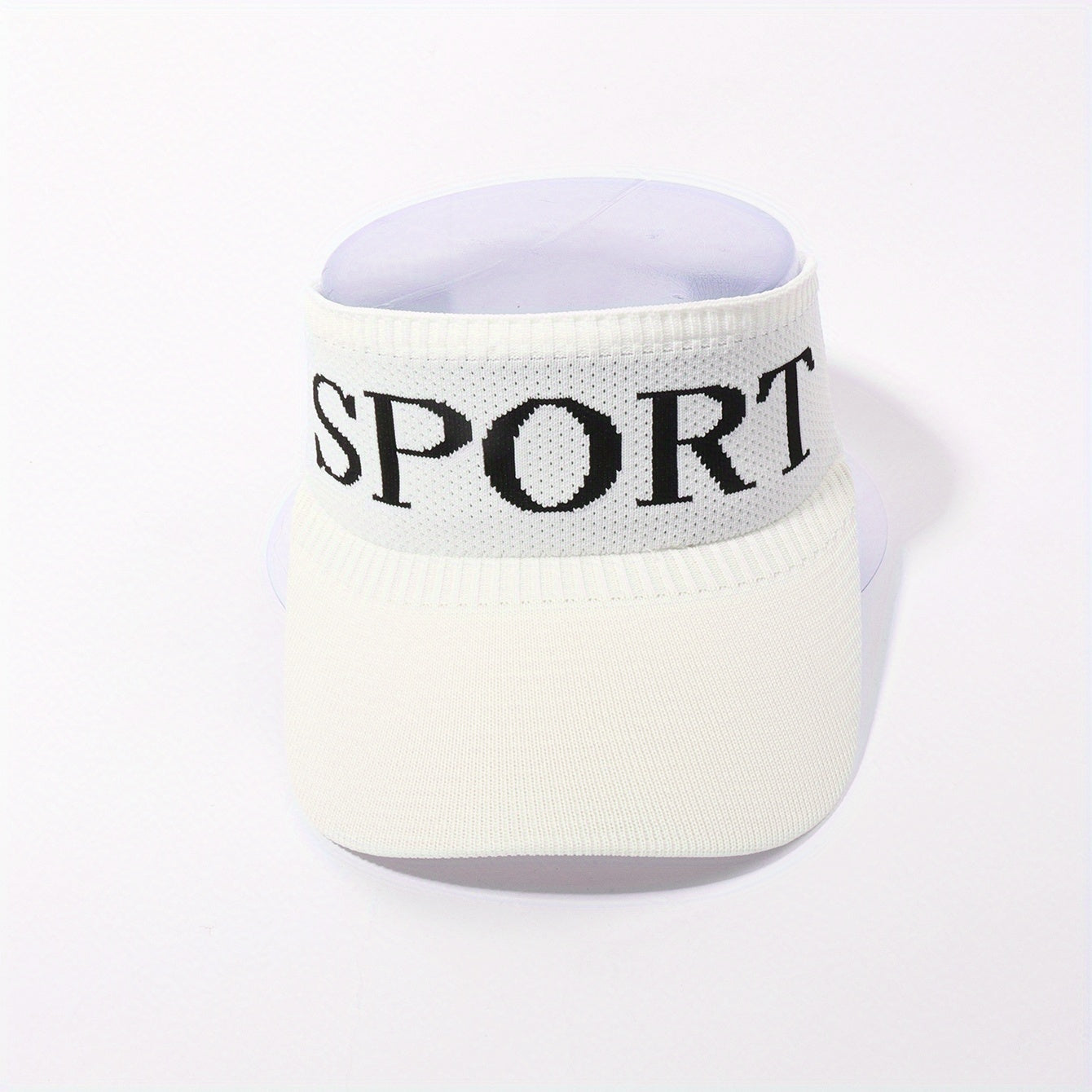 Women's Knitted SPORT Ponytail Visor Hat UV Protection Lightweight