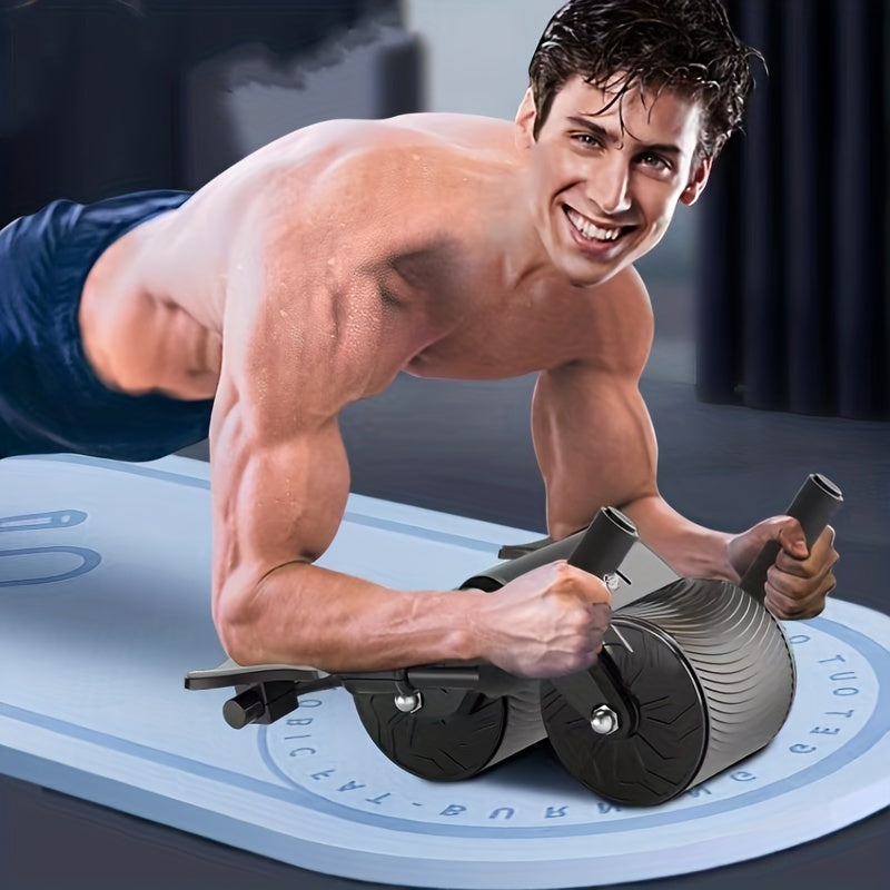 Ab Roller Automatic Rebound Elbow Support Ab Trainer
