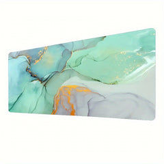 Green Marble Large Mouse Pad Office Natural Rubber Gaming Laptop Mouse Pad